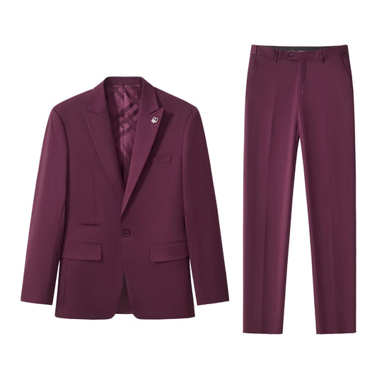 ESSENCE SIGNATURE SUIT BURGUNDY