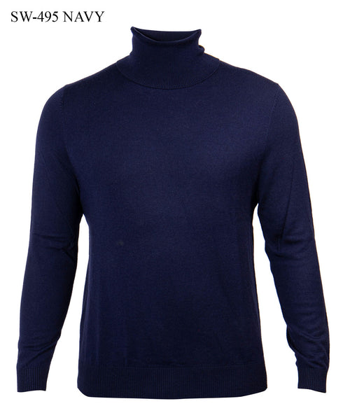 Prestige Navy Turtle Neck Elite Sweater - Dudes Boutique