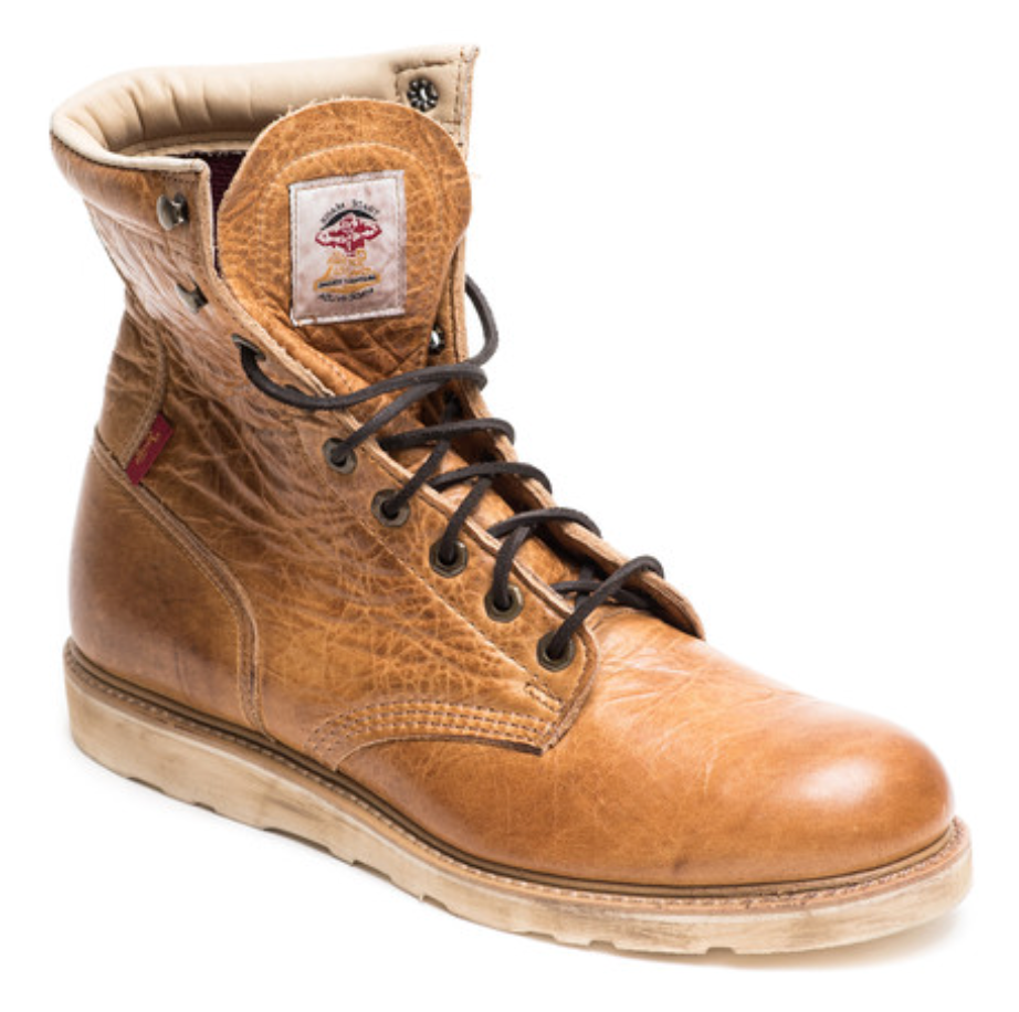 Gorilla USA Saddle Leather Lace Up High Top Boots - Dudes Boutique