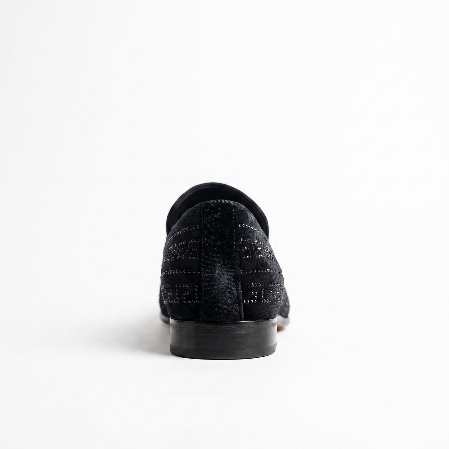 After Midnight Vincent Greek Key Crystal Loafer