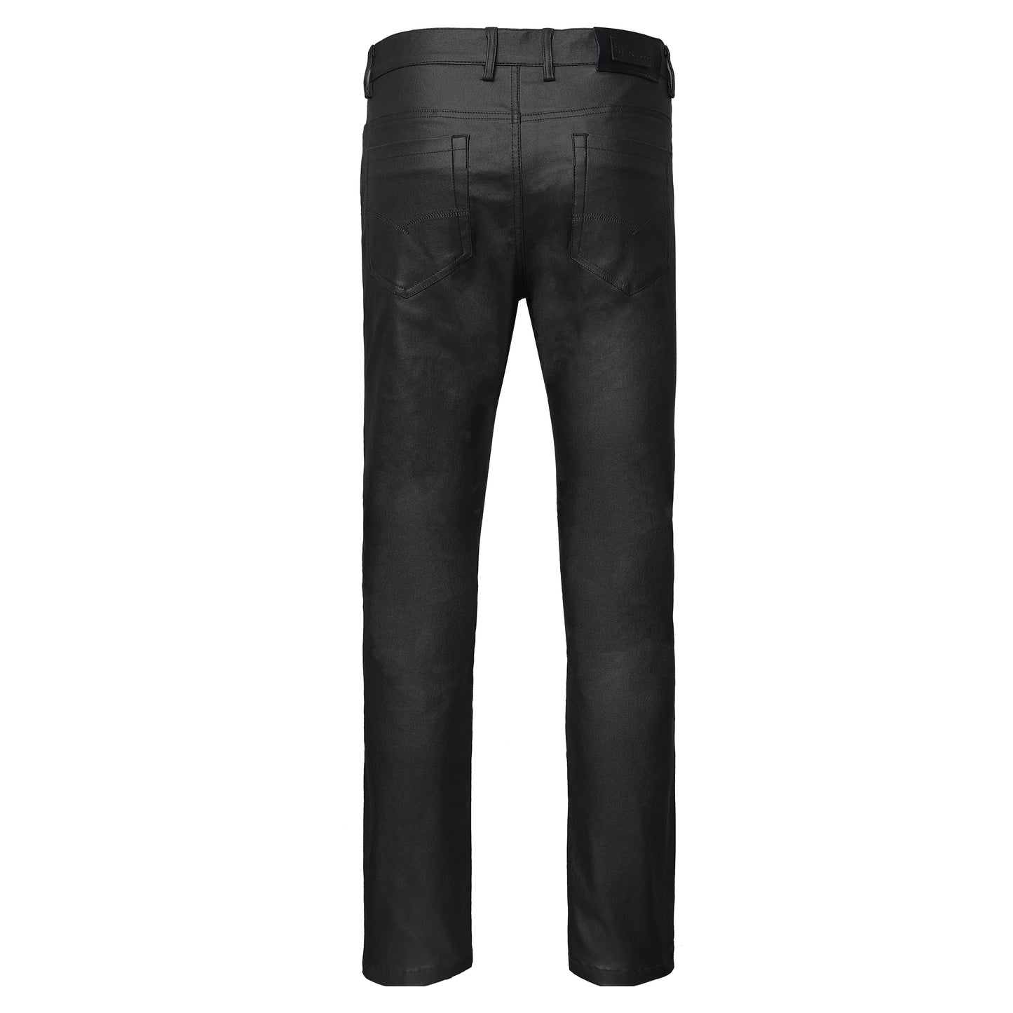 Versatile Vogue Metallic Jeans BLACK - Dudes Boutique