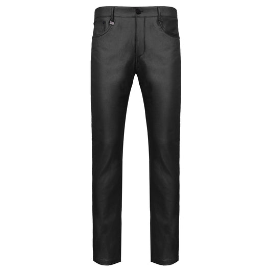 Versatile Vogue Metallic Jeans BLACK - Dudes Boutique