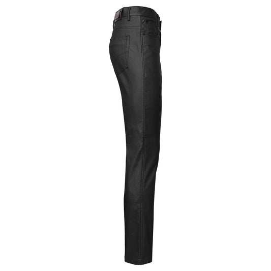 Versatile Vogue Metallic Jeans BLACK - Dudes Boutique