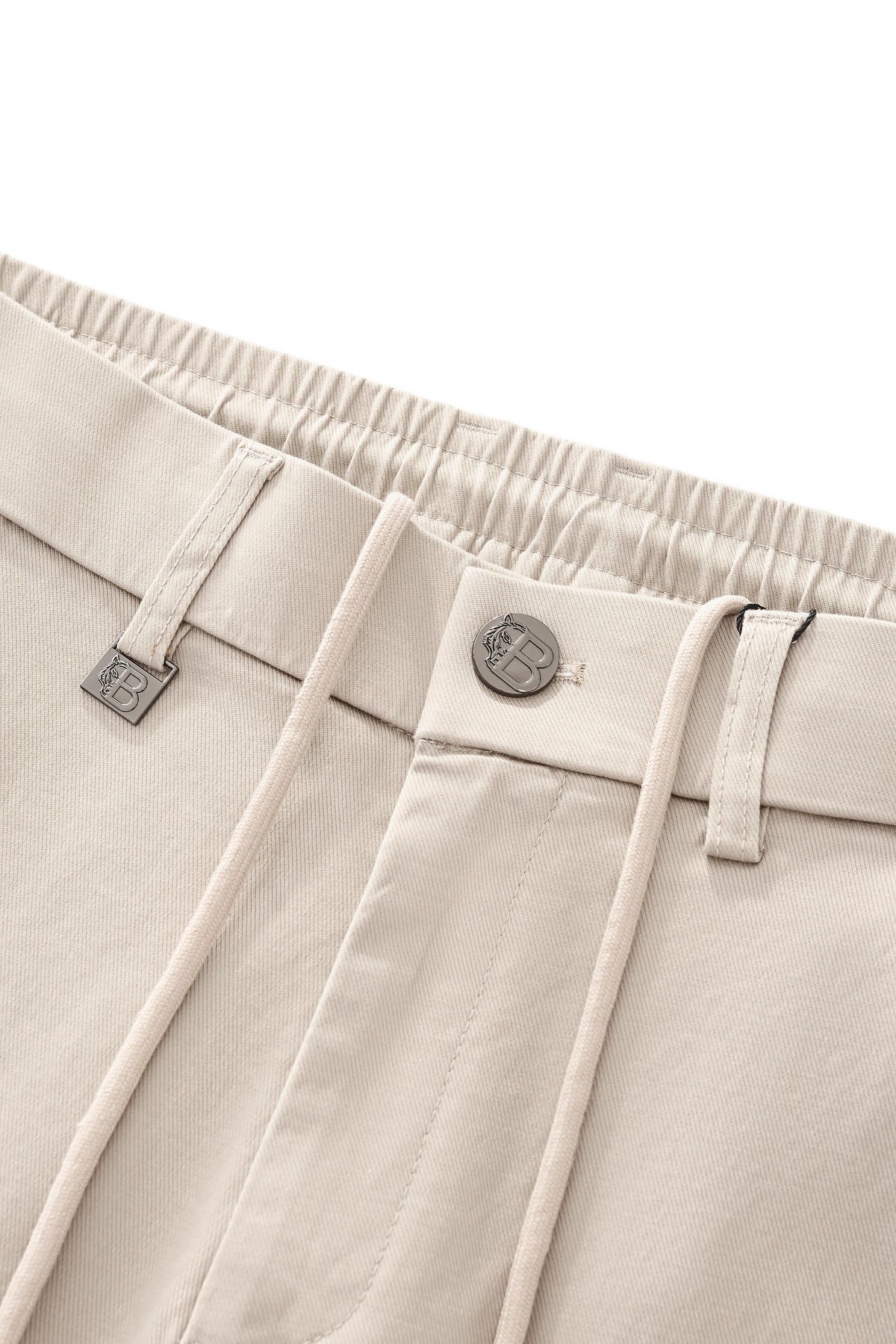 Apex Drawstring Stretch Pants BEIGE