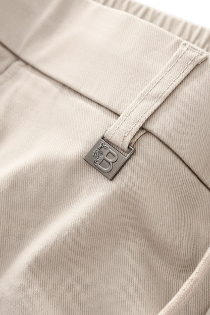 Apex Drawstring Stretch Pants BEIGE