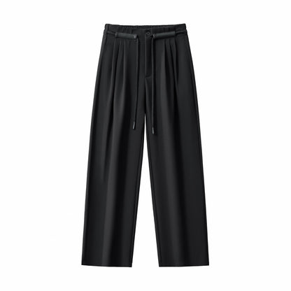Belmont Pleated Trousers BLACK