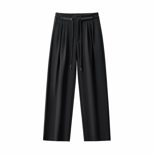 Belmont Pleated Trousers BLACK
