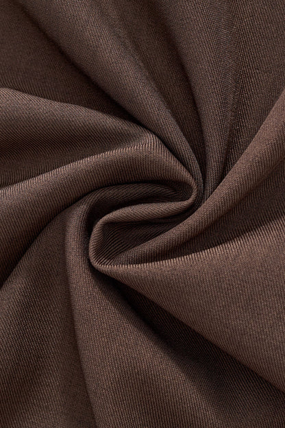 Wellington Side-Tab Trousers COFFEE