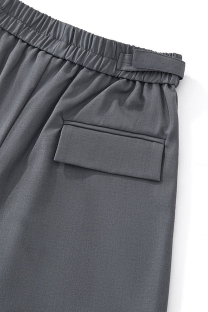 Wellington Side-Tab Trousers GREY