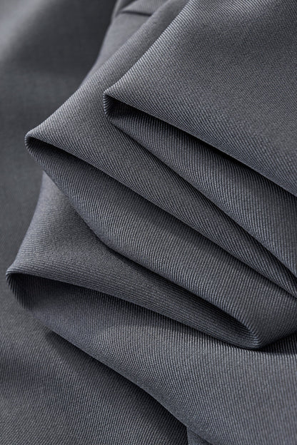 Wellington Side-Tab Trousers GREY