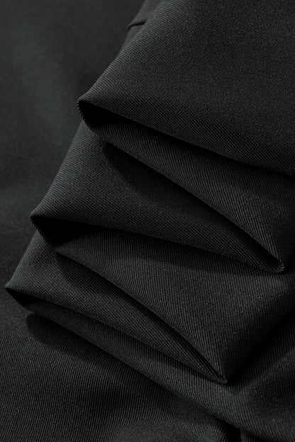 Kingsley Side-Tab Trousers BLACK