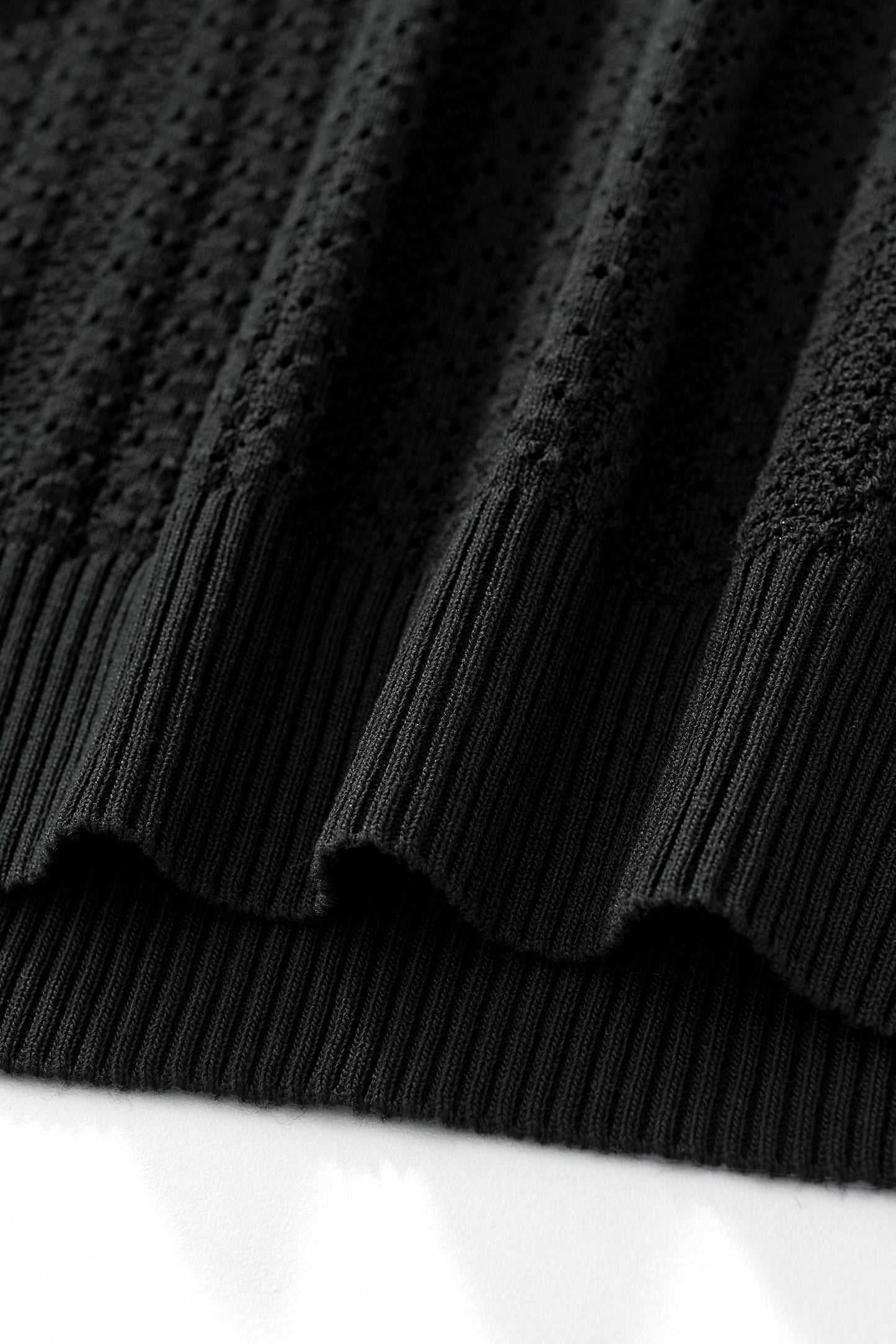 AirWeave Knit Shirt BLACK