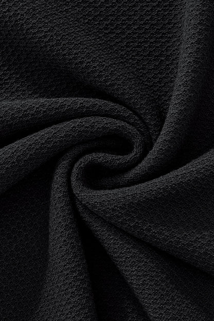 Textura Knit Tee BLACK