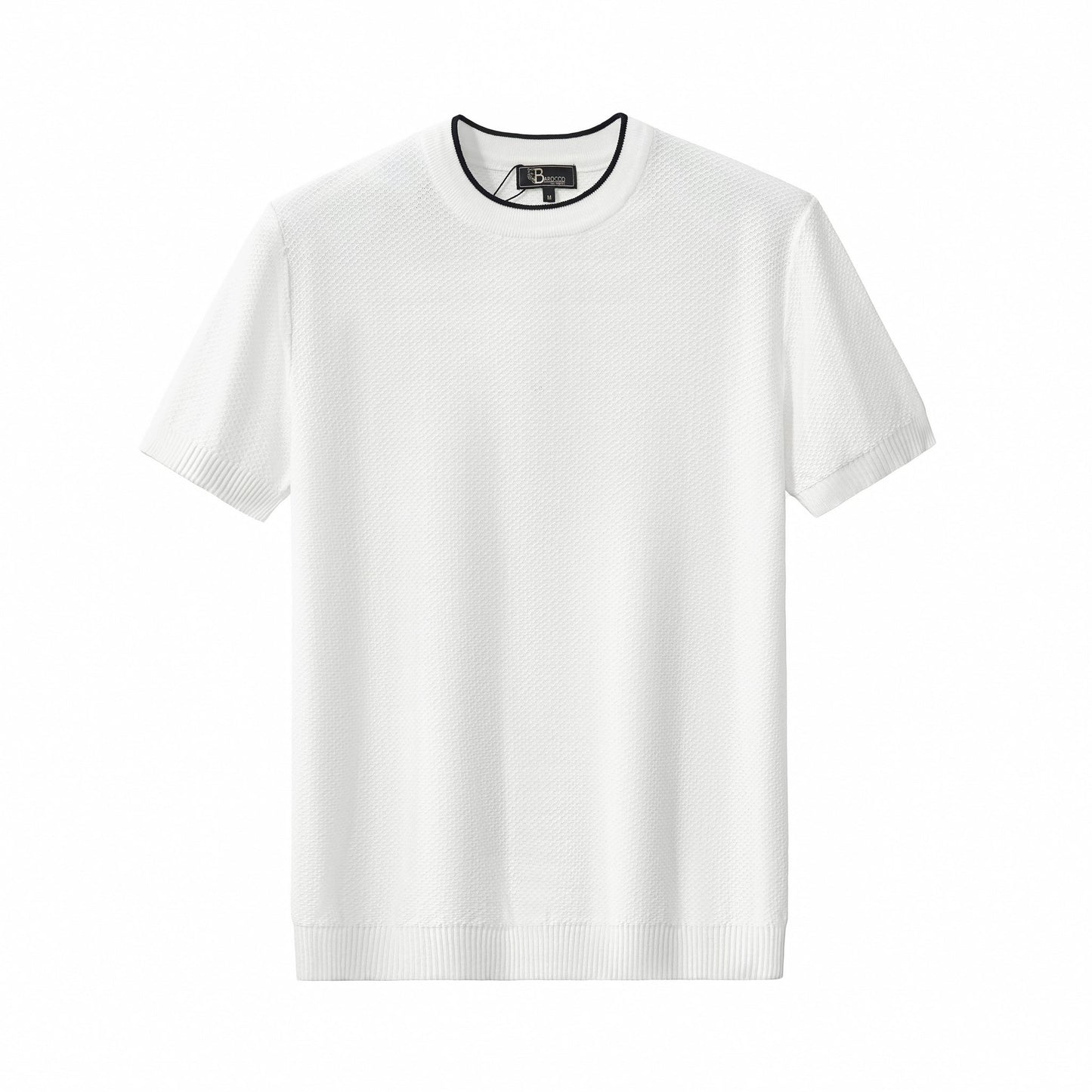 Textura Knit Knit Tee WHITE