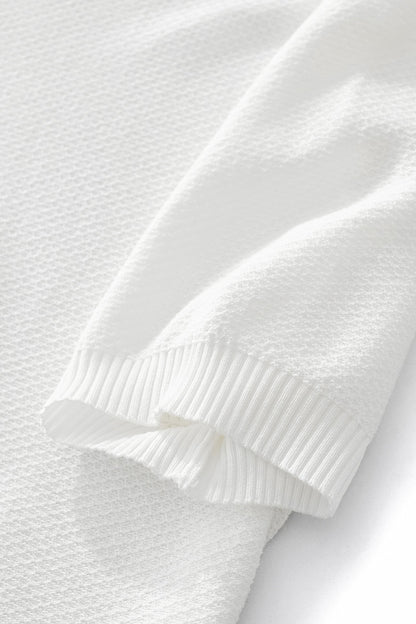 Textura Knit Knit Tee WHITE