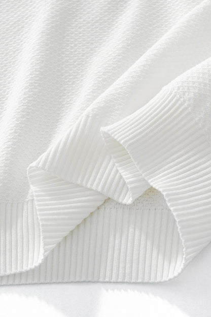 Textura Knit Knit Tee WHITE