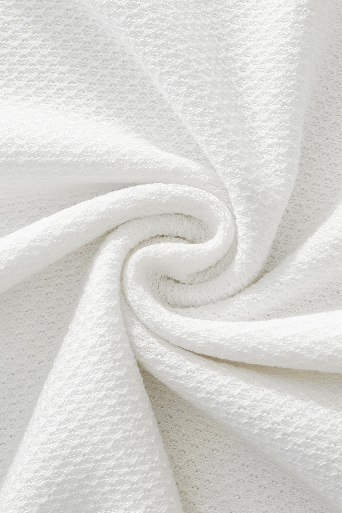 Textura Knit Knit Tee WHITE