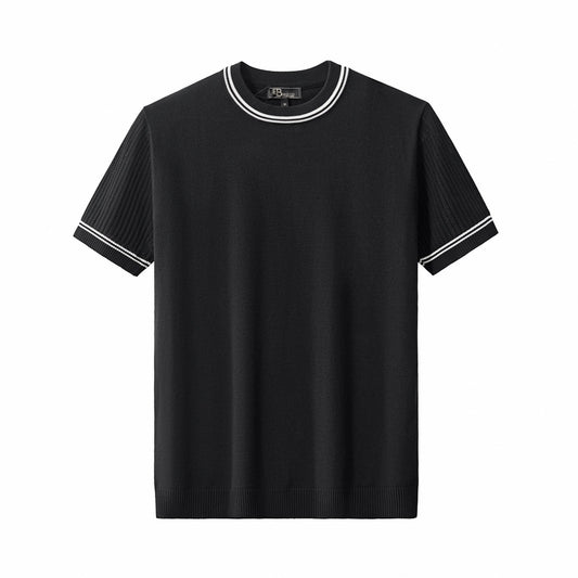 Strato Trim Tee BLACK
