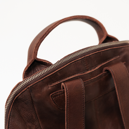 Latico Leathers Brown Moore Leather Backpack