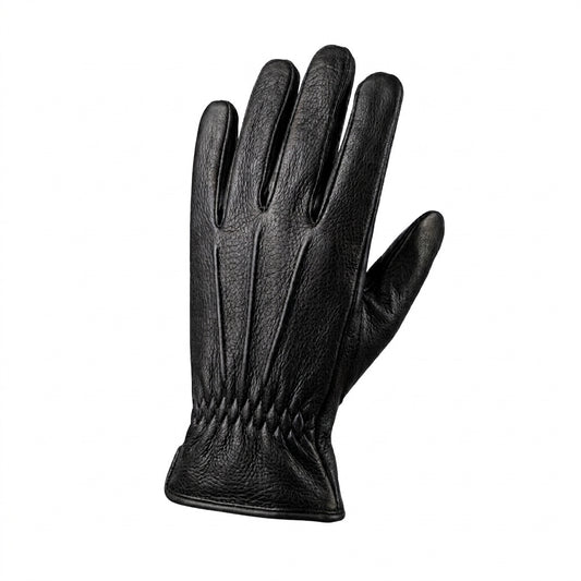 Kashani Men's Black Unlined Gloves