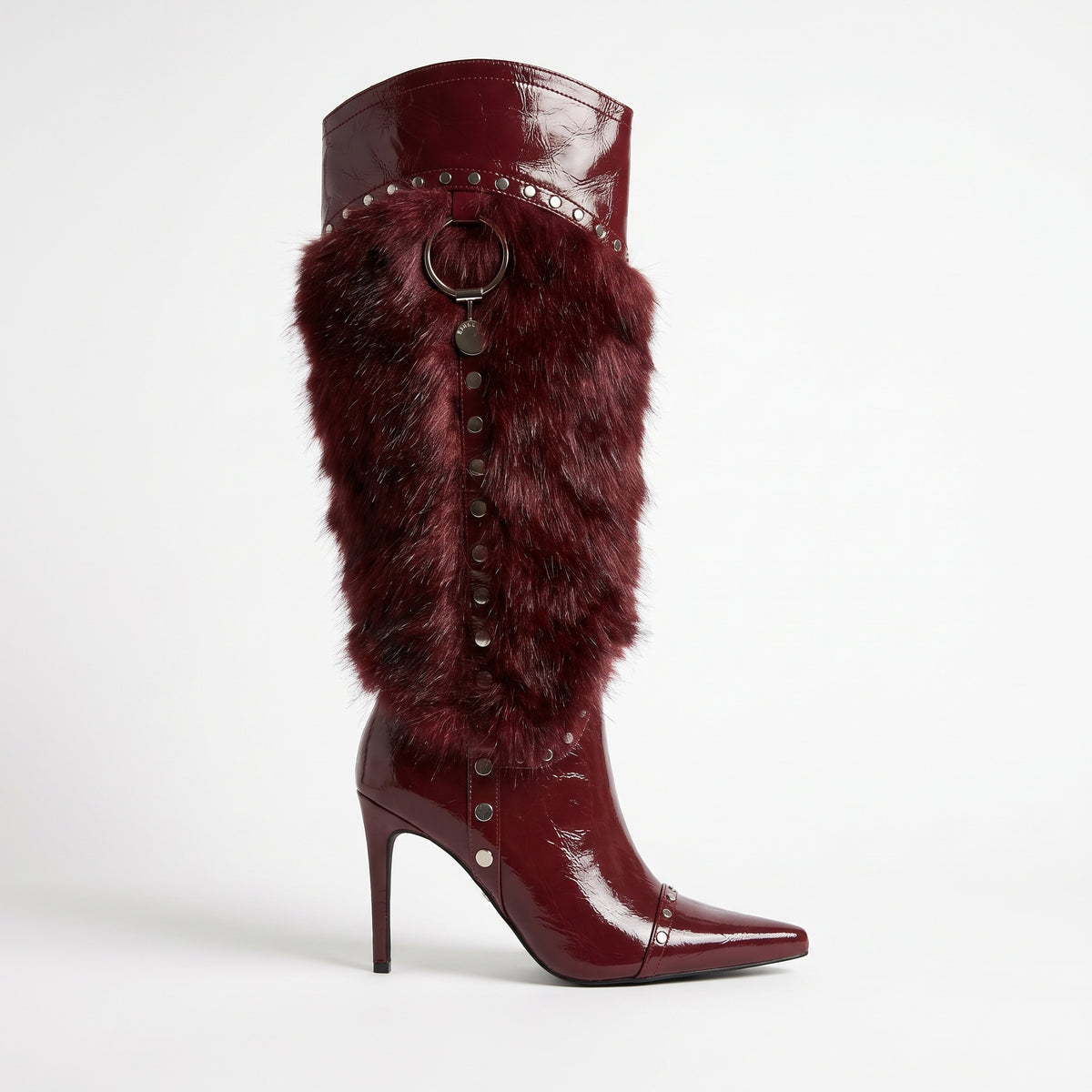 Azalea Wang Alisette-Burgundy Boot