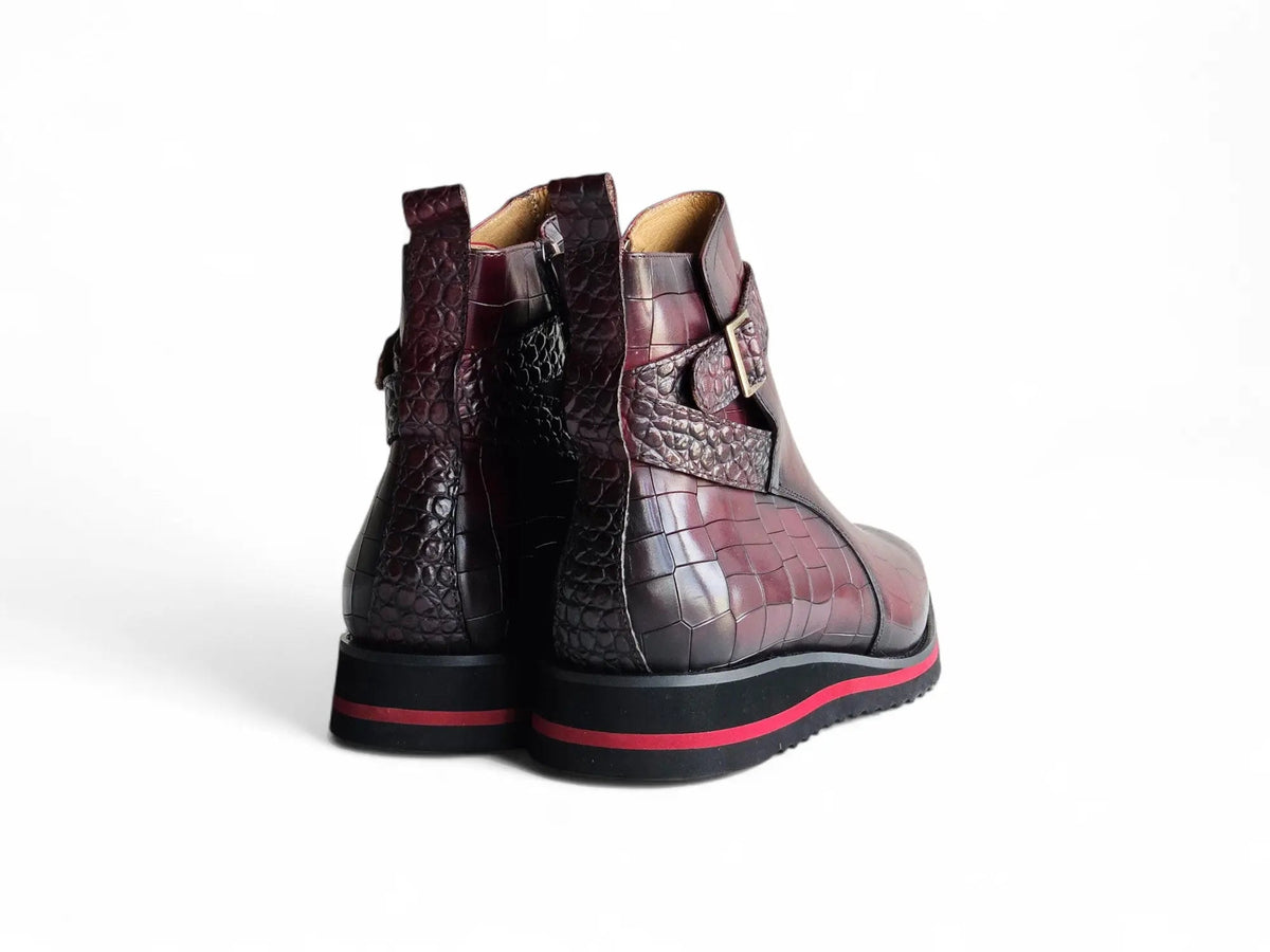 Vesper Cross Strap Buckle Boot