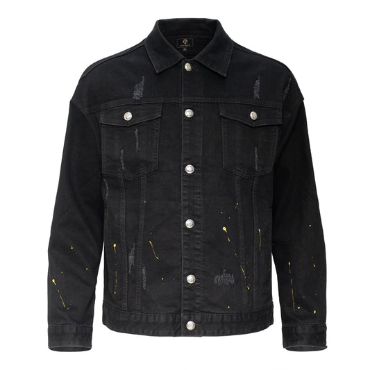 Winged Horizon Jacket - CENTURY PENTHOUSE BLACK/GOLD JACKET