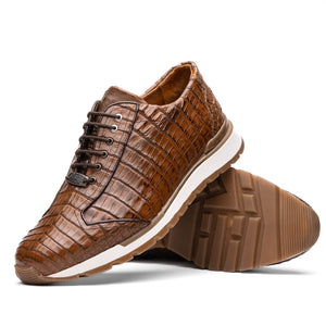 Marco Di Milano Alonzo Bay Apache All Over Caiman Crocodile Sneakers - Dudes Boutique