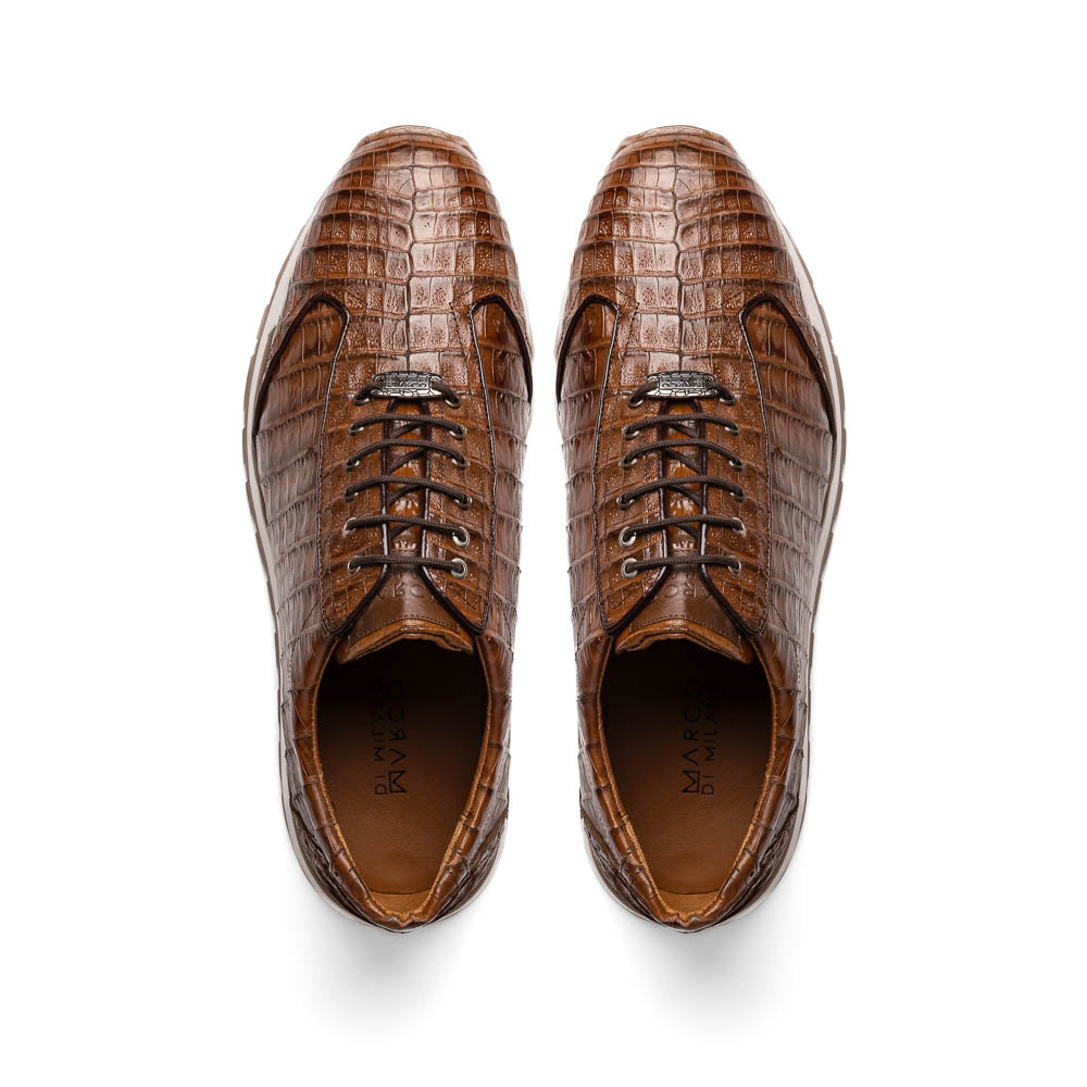 Marco Di Milano Alonzo Bay Apache All Over Caiman Crocodile Sneakers - Dudes Boutique