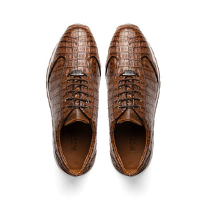 Marco Di Milano Alonzo Bay Apache All Over Caiman Crocodile Sneakers - Dudes Boutique