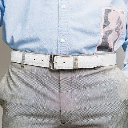 Alessio Belt White