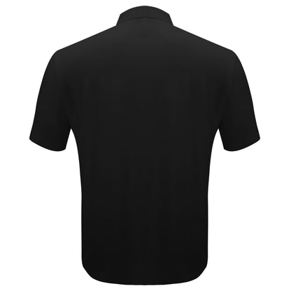 Apex Spirit Short Sleeve Button-Up BLACK