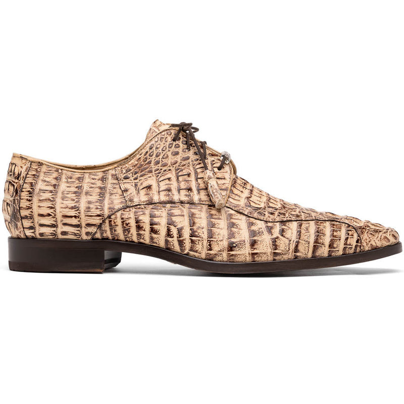 Marco Di Milano Rustic Orix Caiman Crocodile Dress Shoes - Dudes Boutique