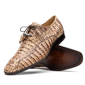 Marco Di Milano Rustic Orix Caiman Crocodile Dress Shoes - Dudes Boutique