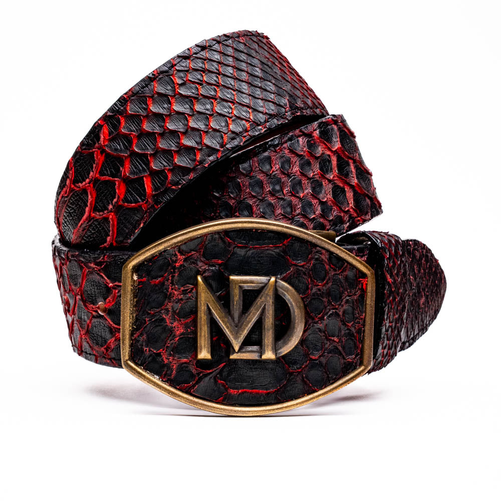Marco Di Milano Arkansas Belt BlackCherry