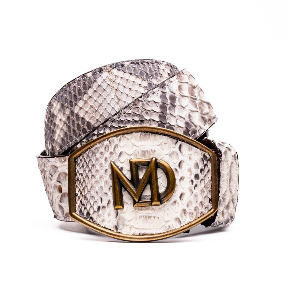 Marco Di Milano Arkansas Python Belt - Natural