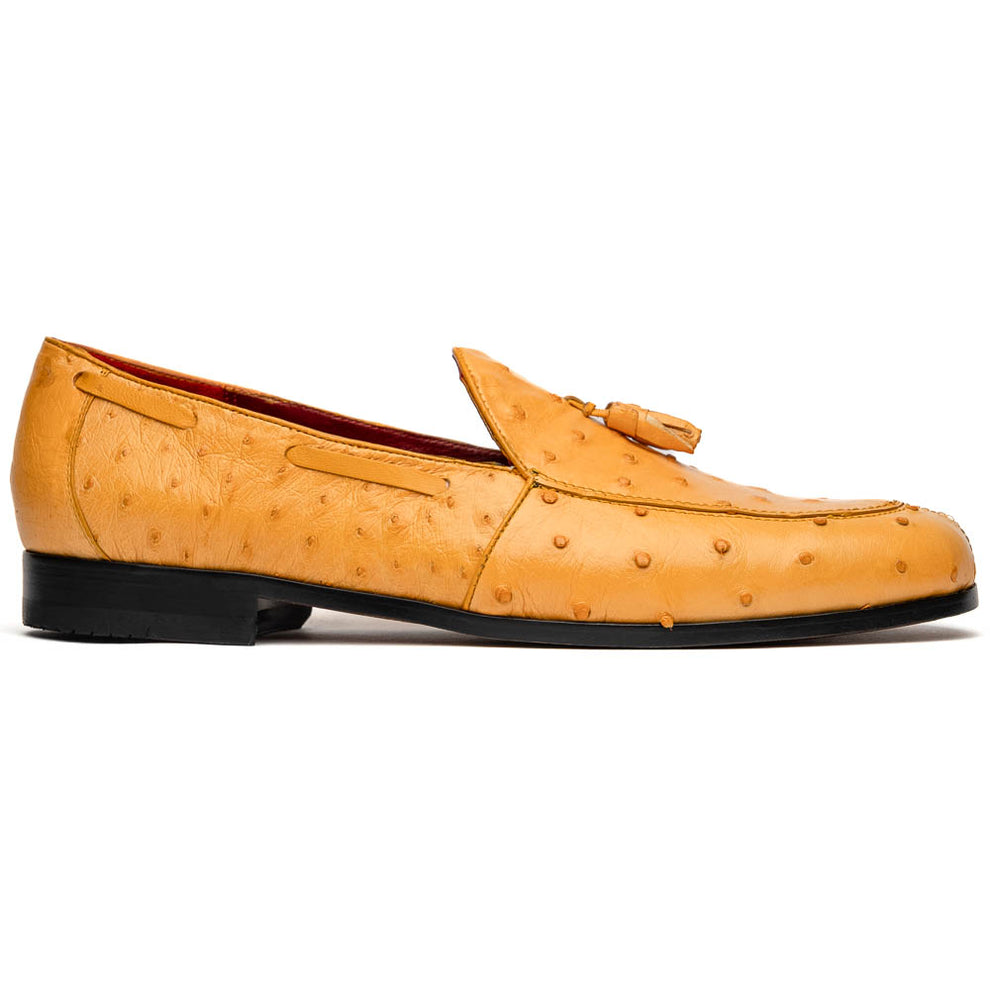 Marco Di Milano Aubiere Buttercup Ostrich Quill Tassel Loafers - Dudes Boutique