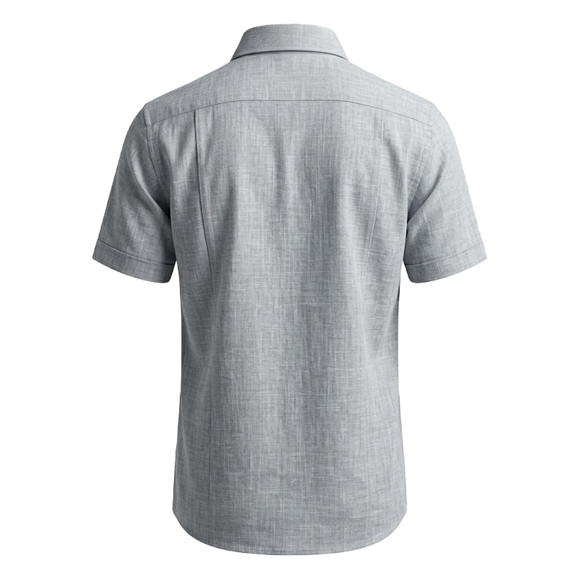 Suslo Couture Sky Blue Linen Collar Shirt