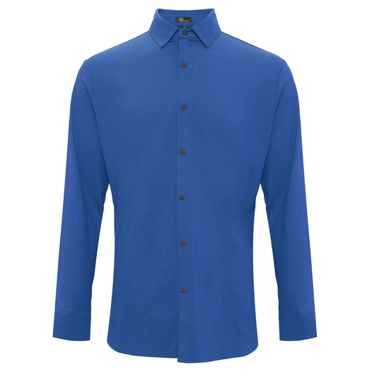City Stroll Button-Up Shirt ROYAL - Dudes Boutique