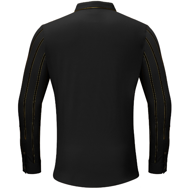 Boss Authority Button-Up Shirt BLACK - Dudes Boutique