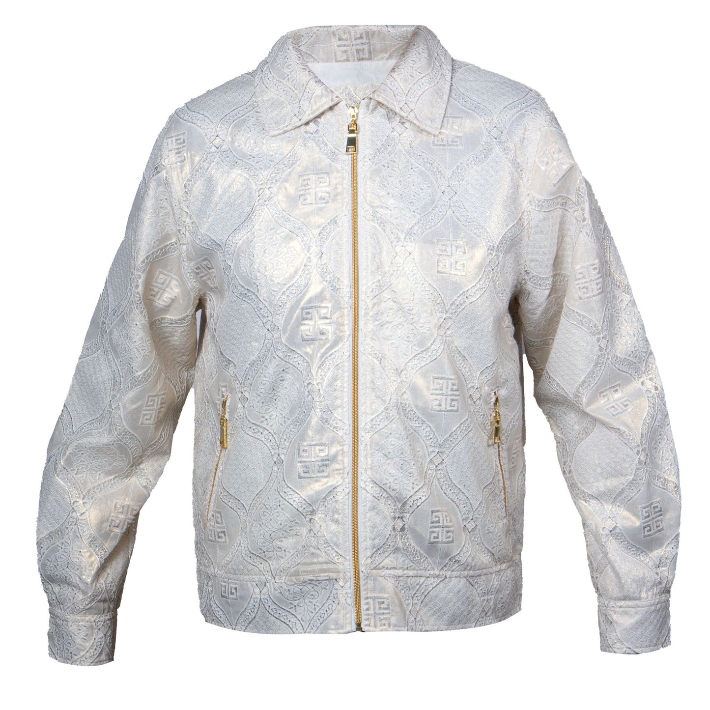 Prestige SHJ-115 White / Gold Lace Jacket