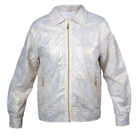 Prestige SHJ-115 White / Gold Lace Jacket