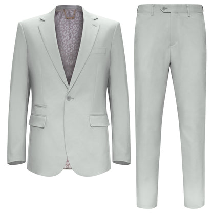 Signature Suit SILVER - Dudes Boutique