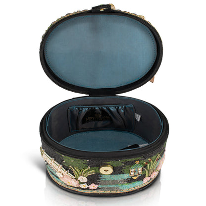Mary Frances Floating Lotus Top Handle Handbag