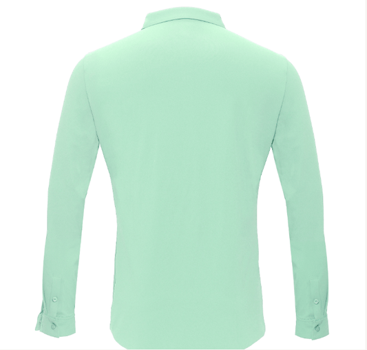 Barocco Ascend Stretch Shirt MINT - Dudes Boutique
