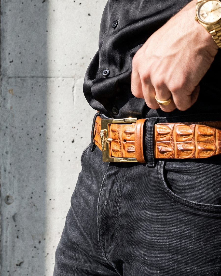 Exotic Skin Belts