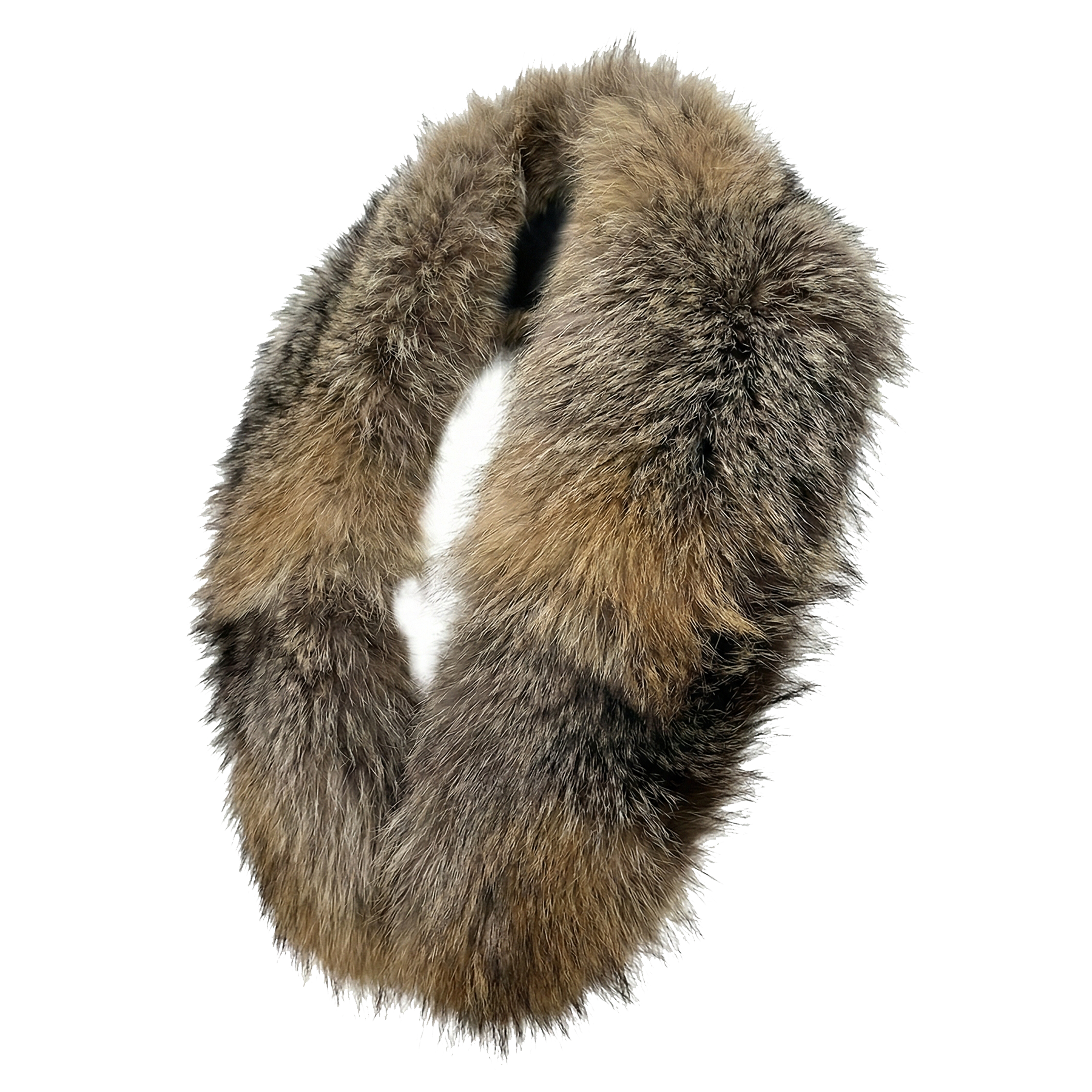 Kashani Natural Silver Fox Fur Collar