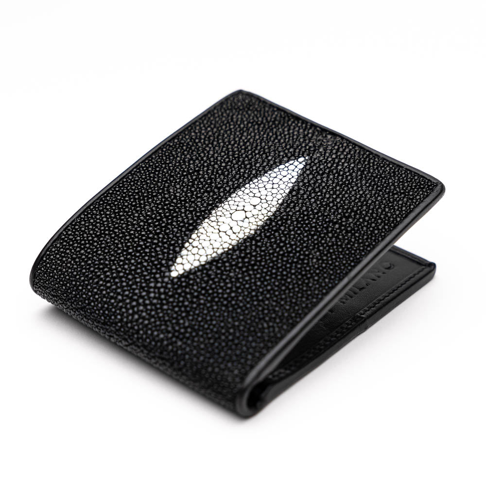 Marco Di Milano Stingray Bi-Fold Wallet Black / White - Dudes Boutique