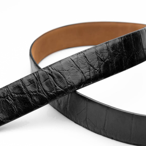 Marco Di Milano Alligator Belt Black - Dudes Boutique