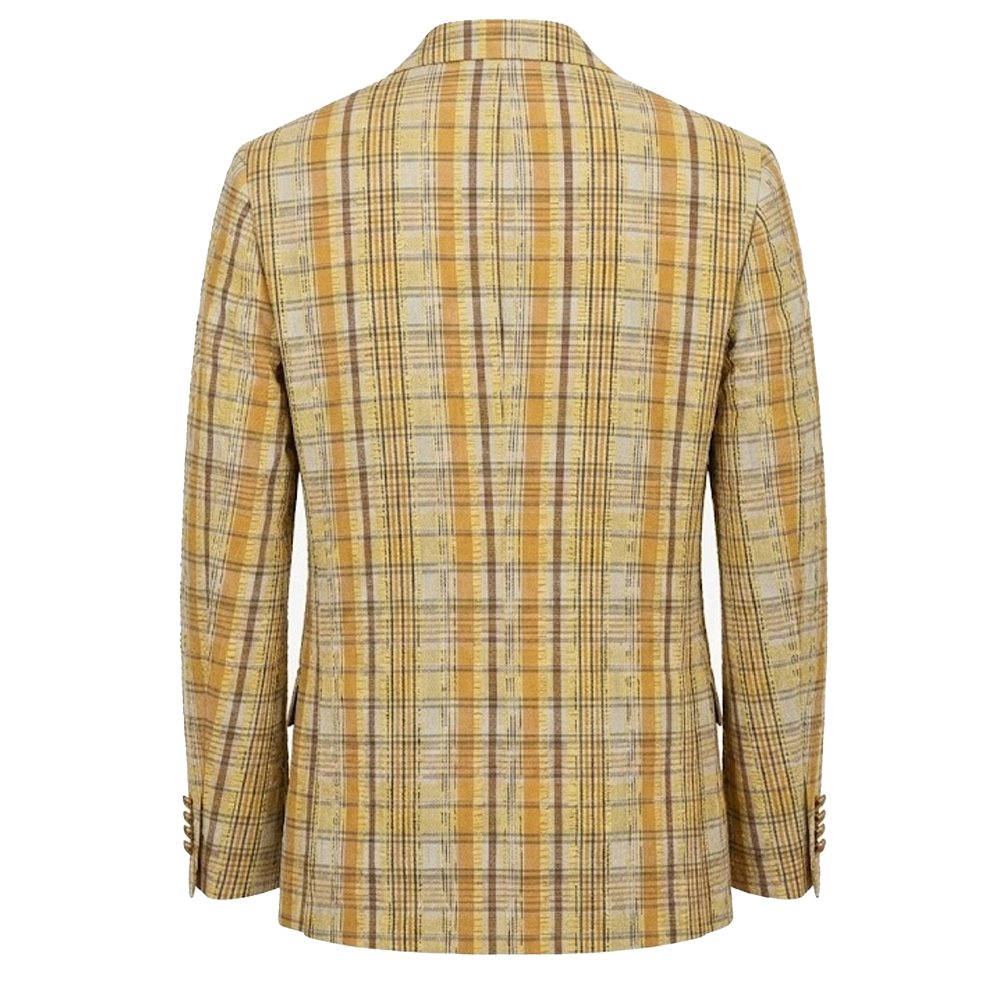 Inserch Seersucker Plaid Summer Blazer